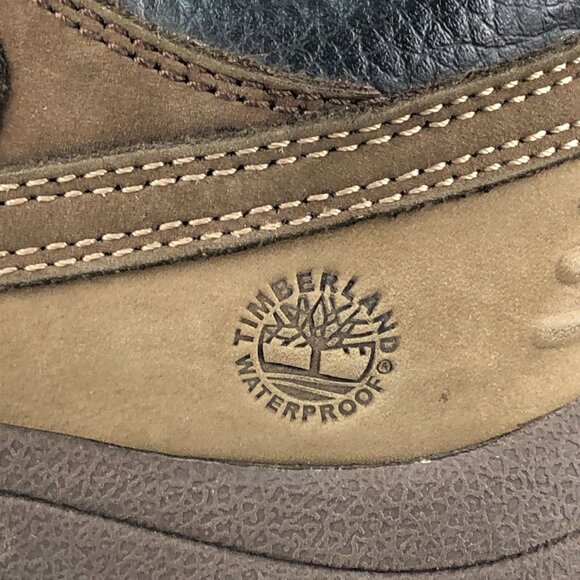 Timberland Women's Size 6.5M Canard Brown Genuine Leather Front Zip Ankle Boots - Picture 7 of 15